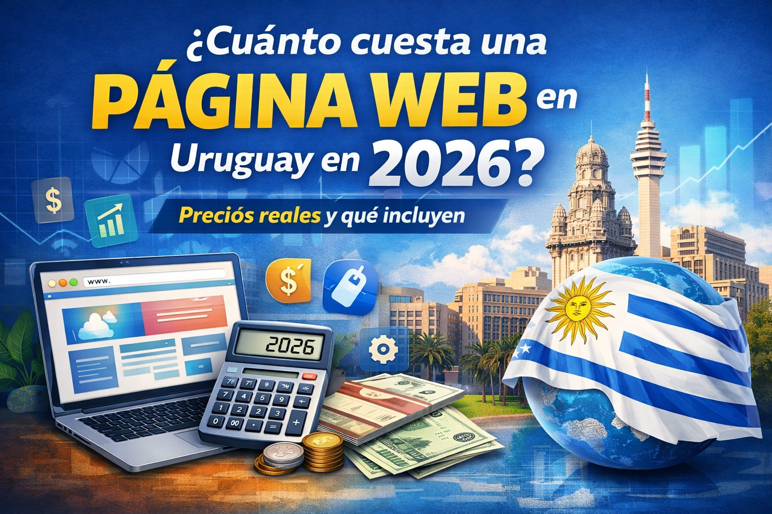 ¿Cuánto cuesta una página web en Uruguay en 2026? Precios reales y qué incluyen
