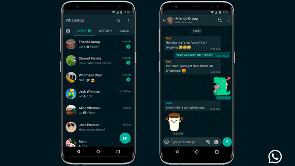 El modo oscuro de WhatsApp para Android y iOS