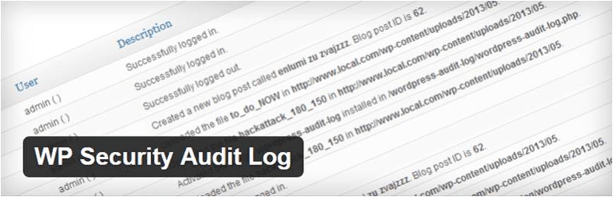 Plugin: WP Security Audit Log