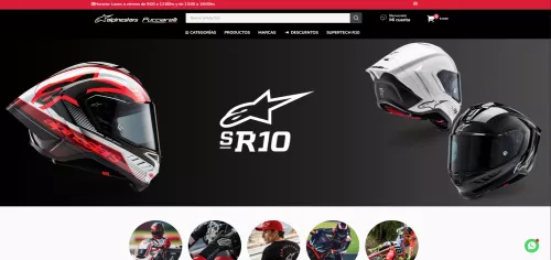 Diseño Web Uruguay Alpinestars Uruguay