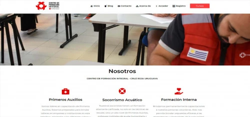Diseño Web CFI - Cruz Roja Uruguaya