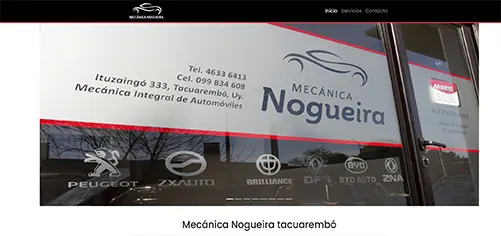 Diseño Web Uruguay Mecánica Nogueira