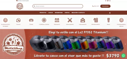 Diseño Web Uruguay Motoshop