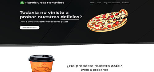 Diseño Web Pizzeria Gropp