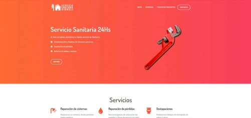 Diseño Web Uruguay Sanitaria Vignoli